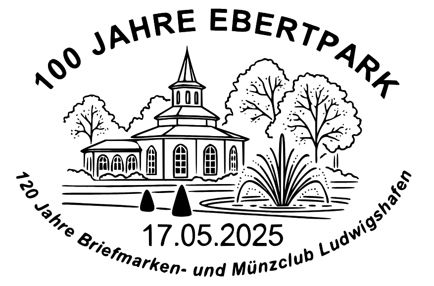 Sonderstempel 100 Jahre Ebertpark LU 120 Jahre BMC LU